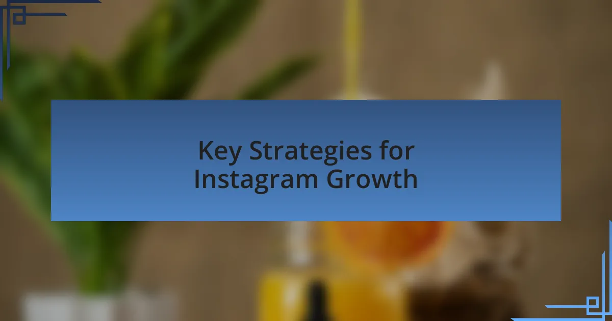 Key Strategies for Instagram Growth